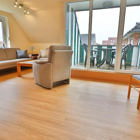 Haus Meeresleuchten - Ferienwohnung 6 * 랑에오그
